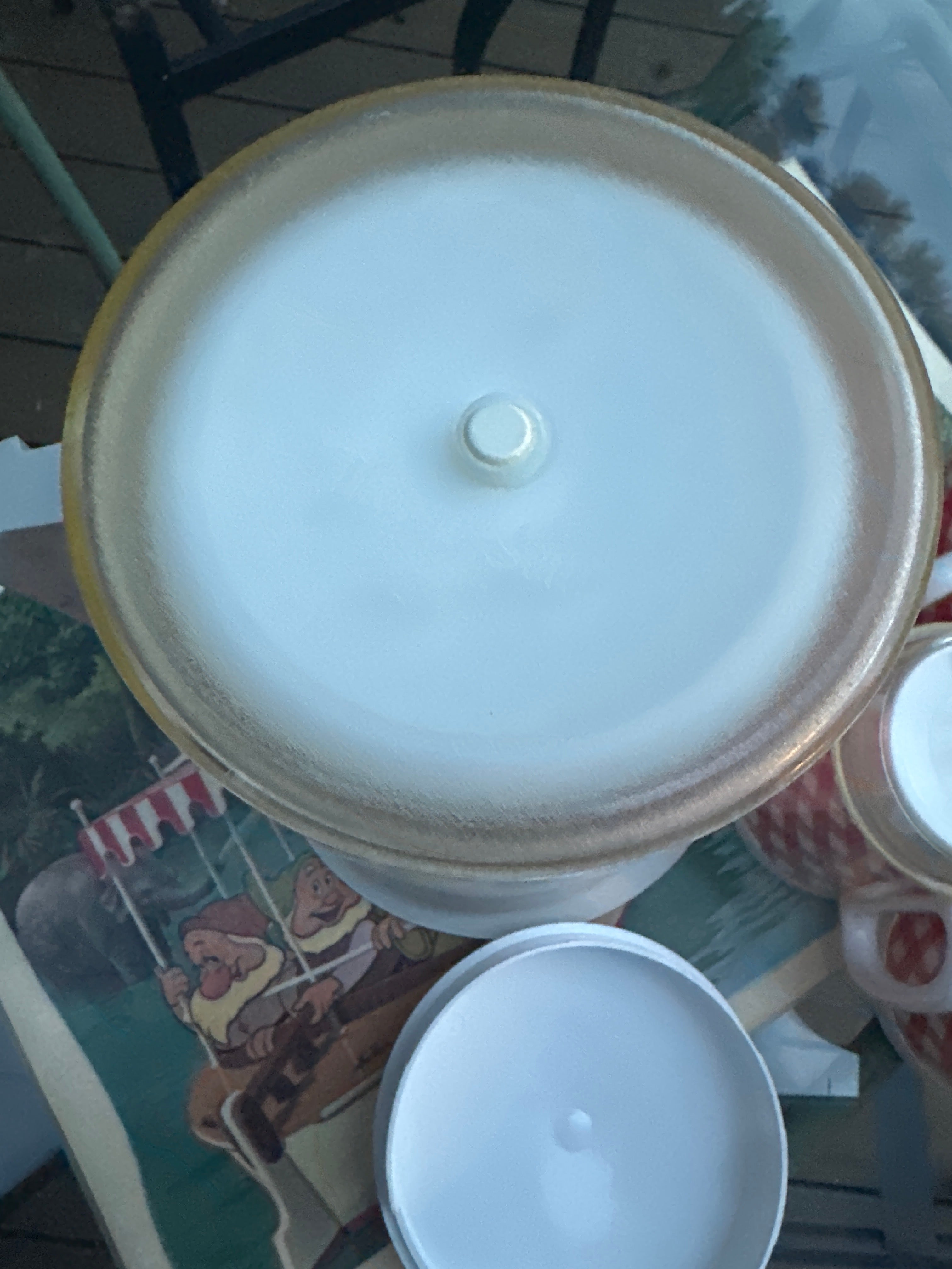 Vintage Thermos Serv Red and White Checker Pitcher with 4 Cups