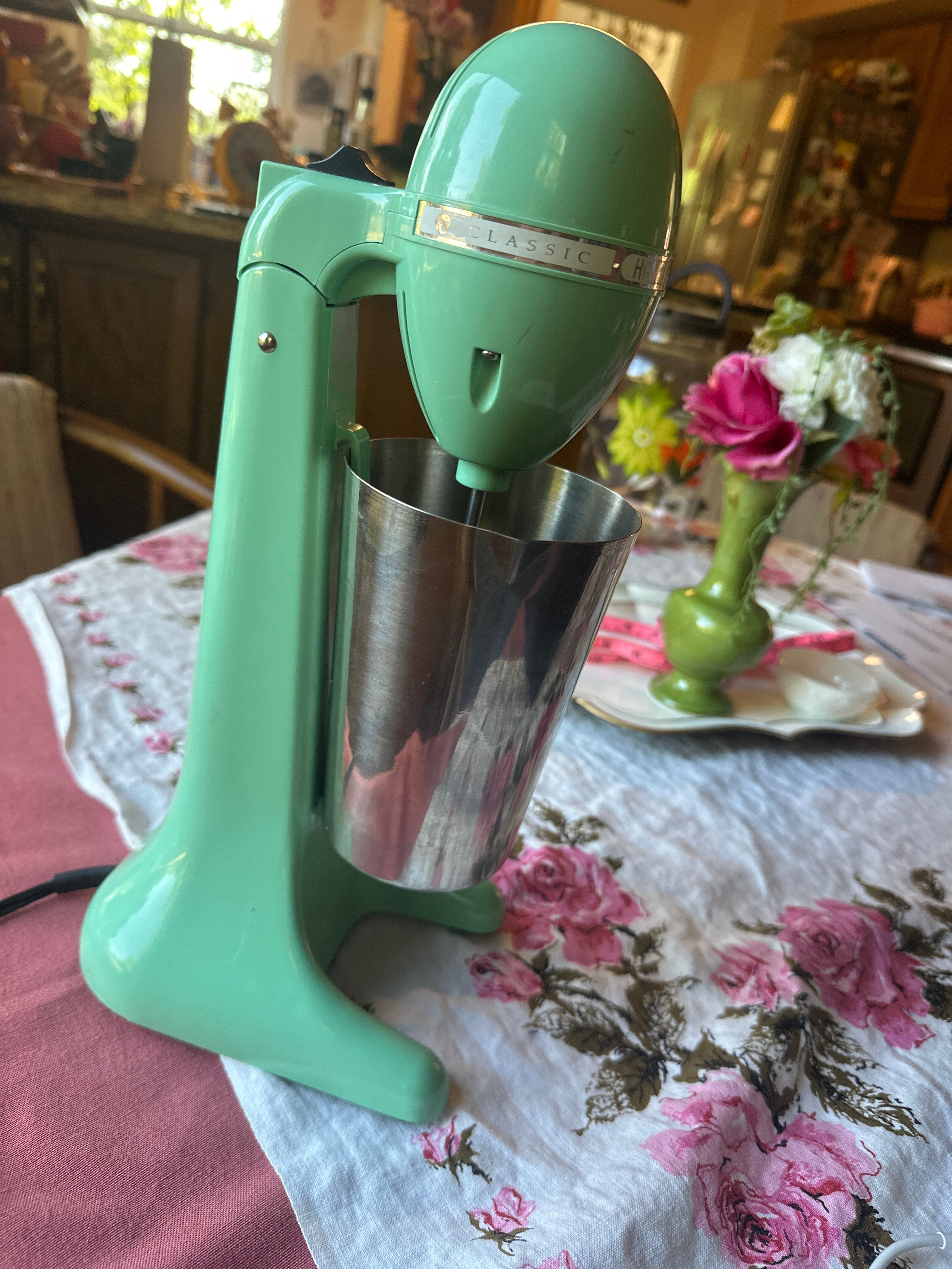 Vintage Hamilton Beach Drink Master Milkshake Maker — Retro Jade Green, Model 65250