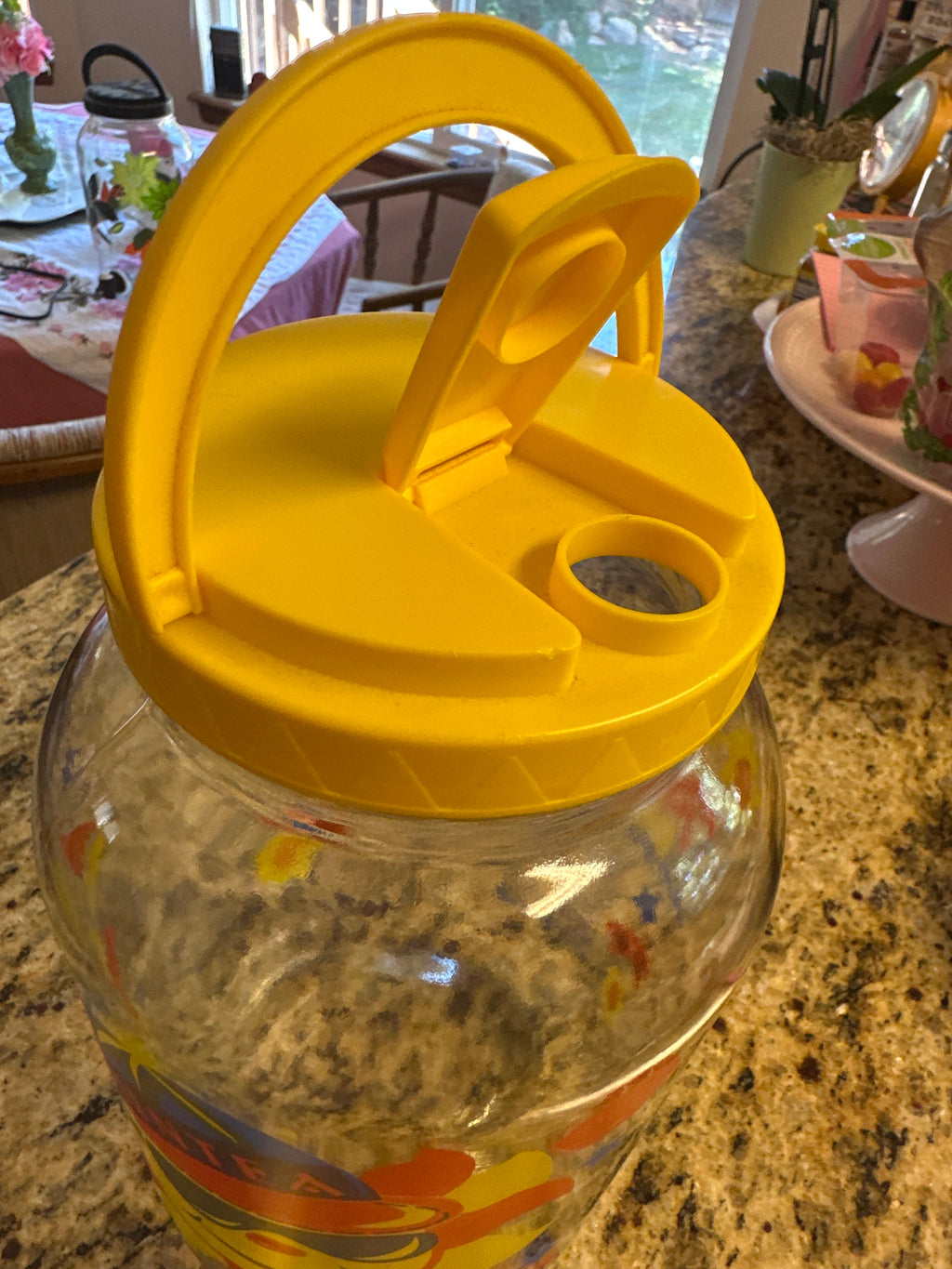 Vintage Lipton Sun Tea Jar — Retro Glass with Lid, Made in USA