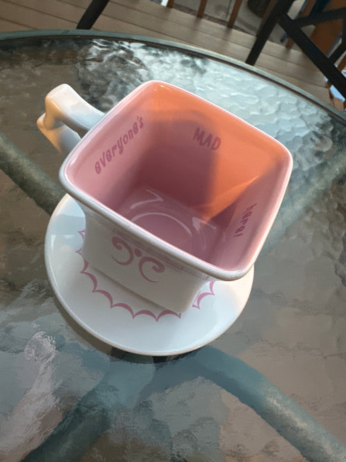 Disney Store Alice and Wonderland: Everyone Is Mad Here Tea Cup and Saucer
