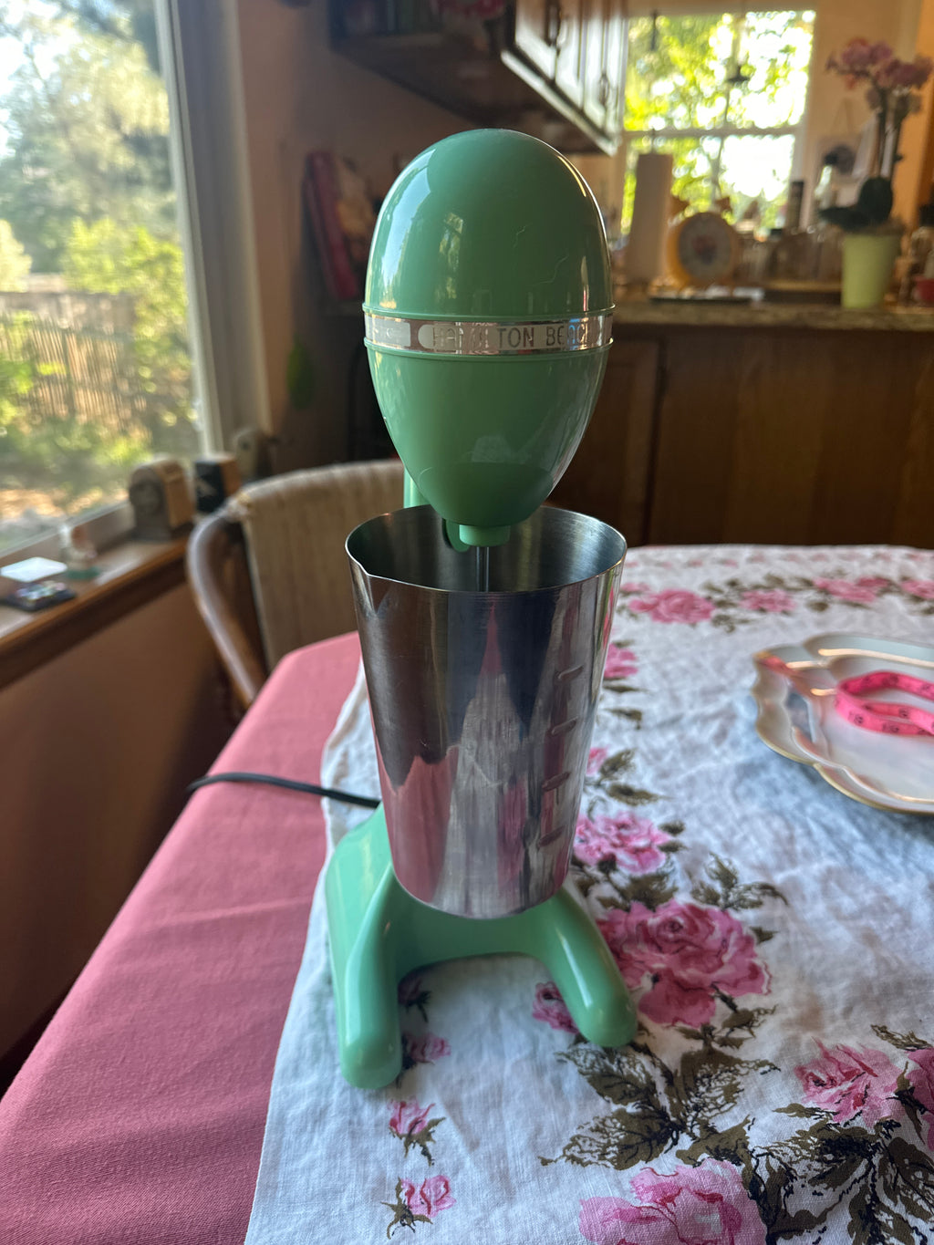 Vintage Hamilton Beach Drink Master Milkshake Maker — Retro Jade Green, Model 65250