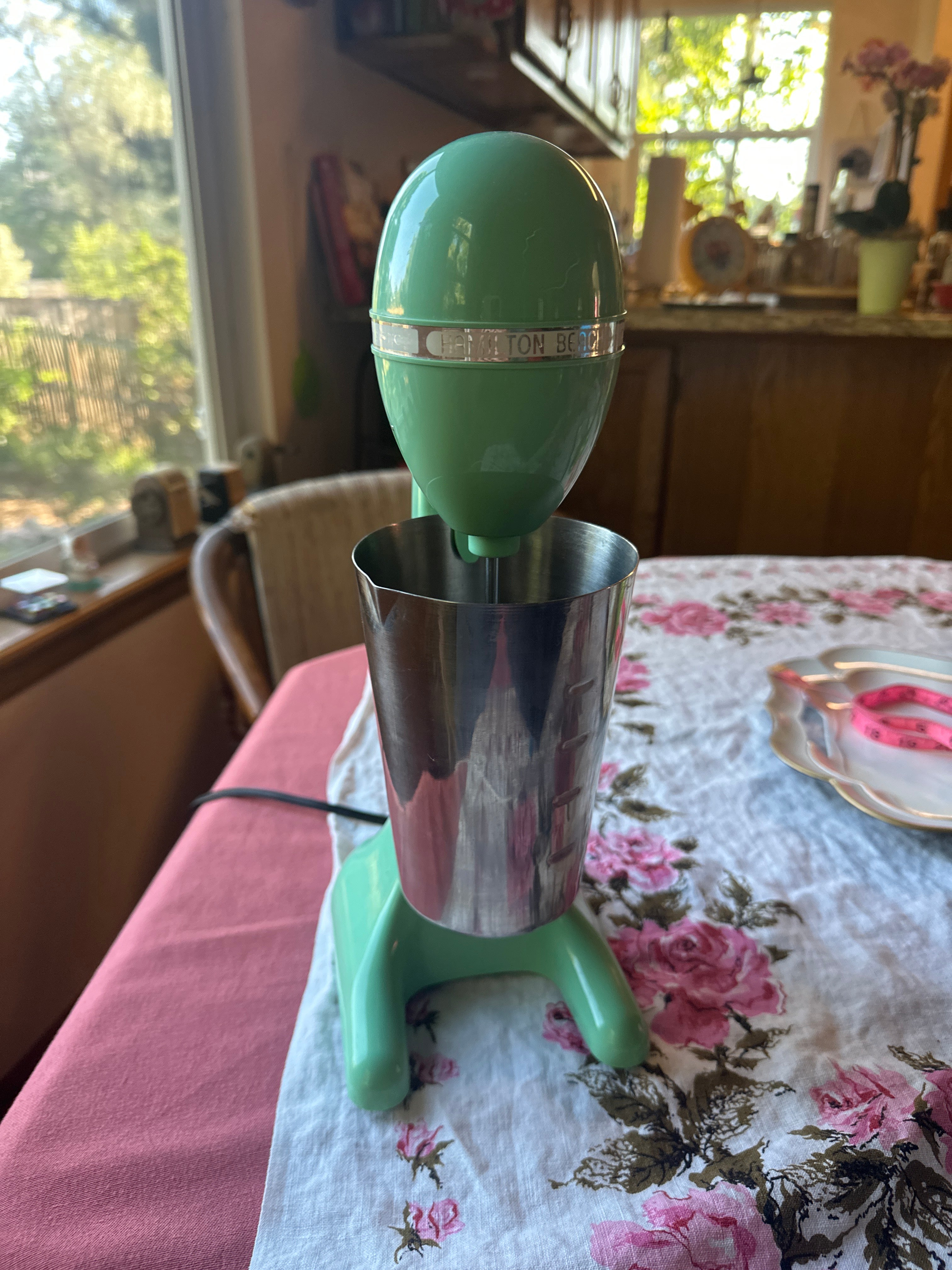 Vintage Hamilton Beach Drink Master Milkshake Maker — Retro Jade Green, Model 65250