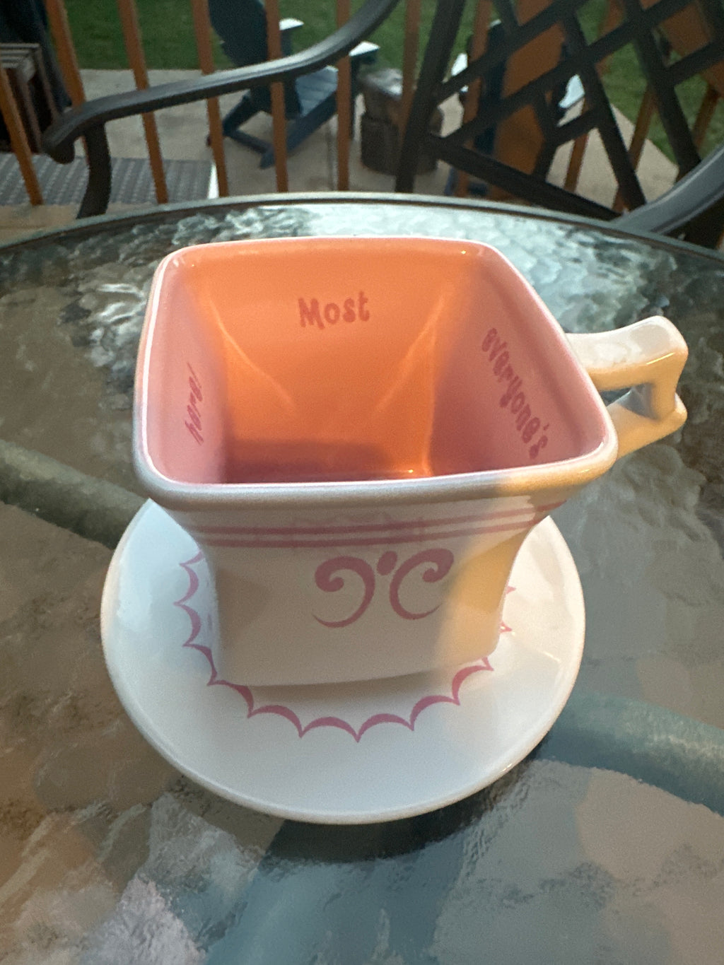 Disney Store Alice and Wonderland: Everyone Is Mad Here Tea Cup and Saucer