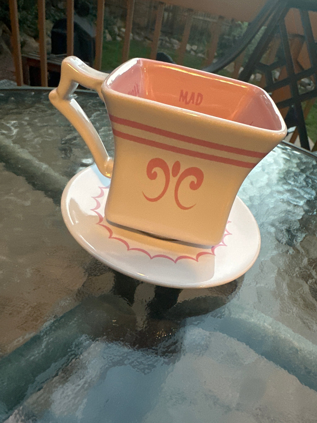 Disney Store Alice and Wonderland: Everyone Is Mad Here Tea Cup and Saucer