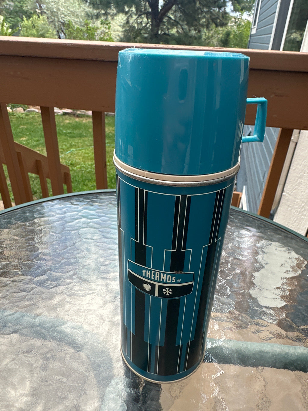 Vintage King Seely Metal Blue/ Black Design 14oz.