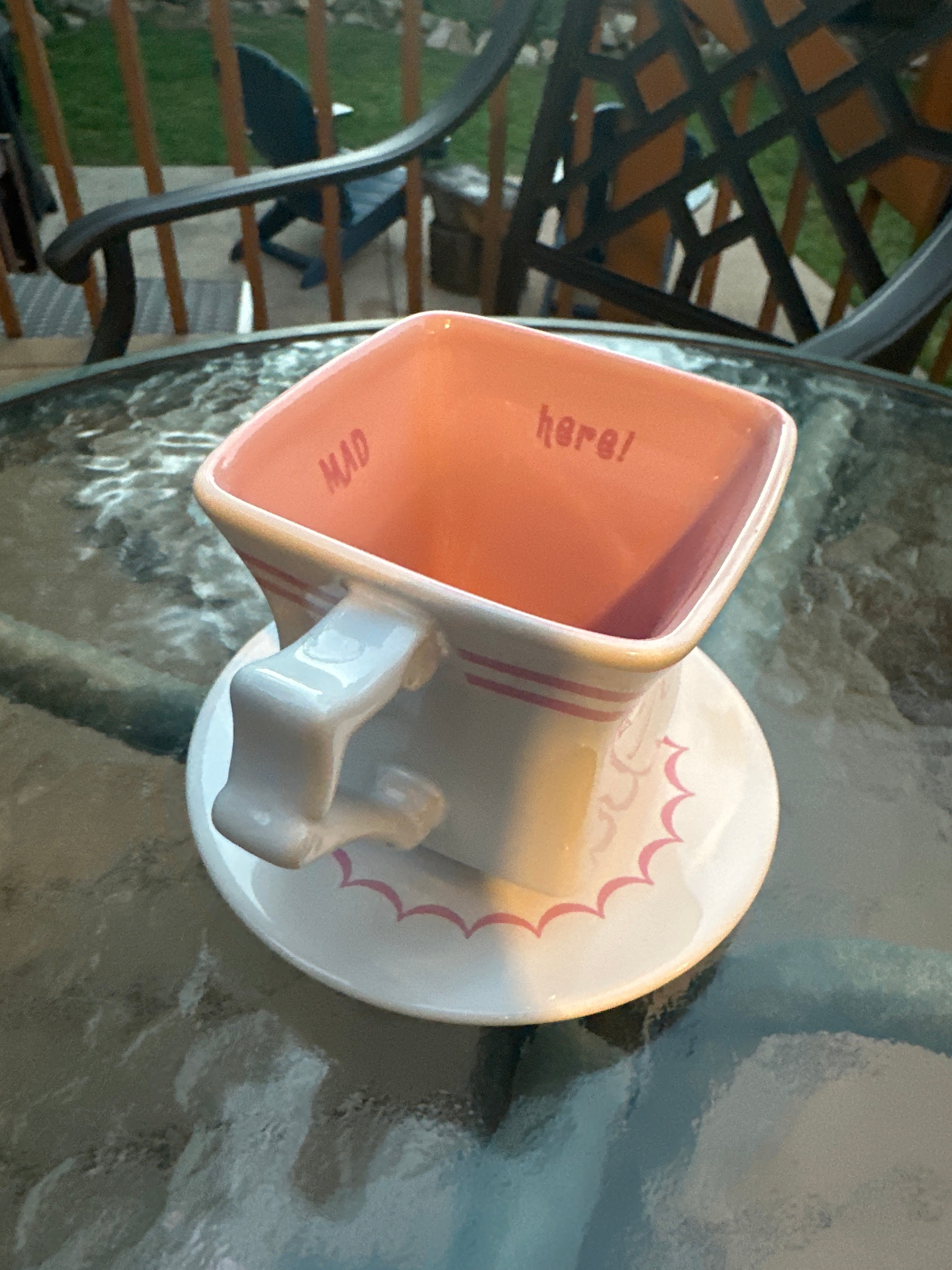 Disney Store Alice and Wonderland: Everyone Is Mad Here Tea Cup and Saucer