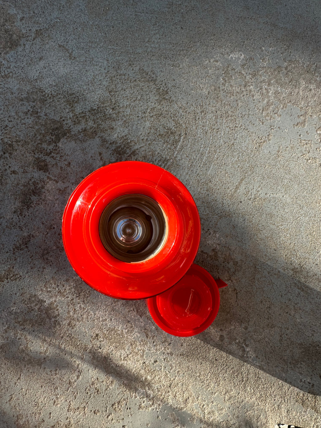 Vintage Aladdin Red & Black Plaid Thermos