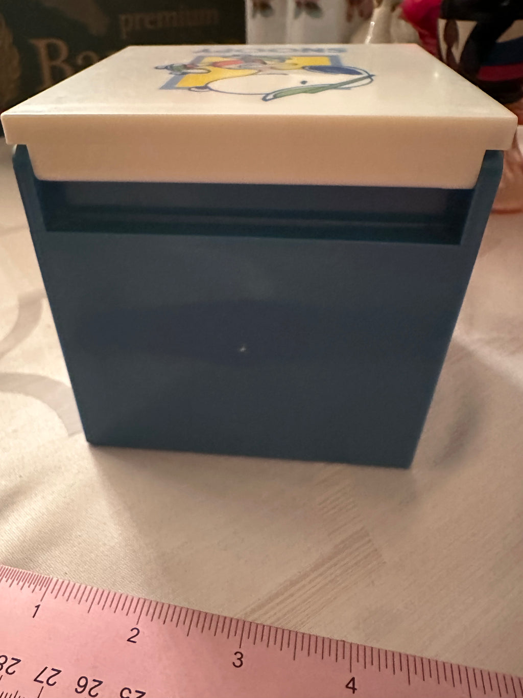 Vintage Snoopy Sanrio Plastic Trinket Box